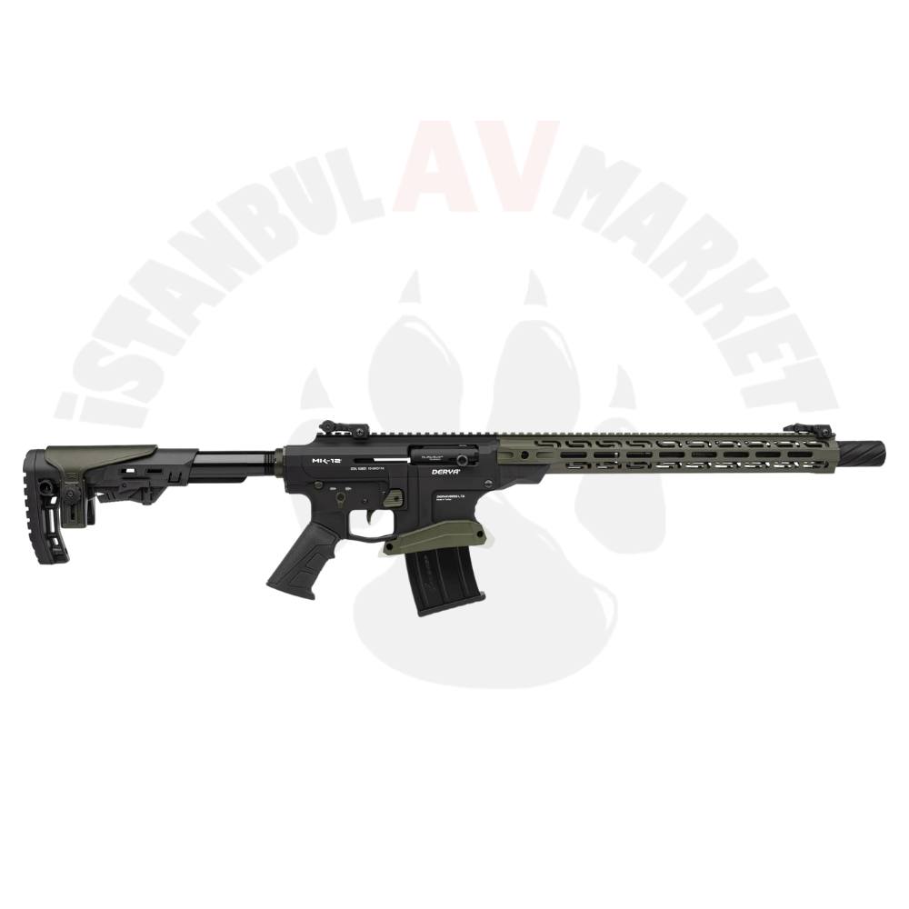Derya-MK-12-AS-103GP-Siyah-Haki-Full-Metal-Otomatik-Av-Tufegi Derya MK-12 AS-103GP - İstanbul Av Market