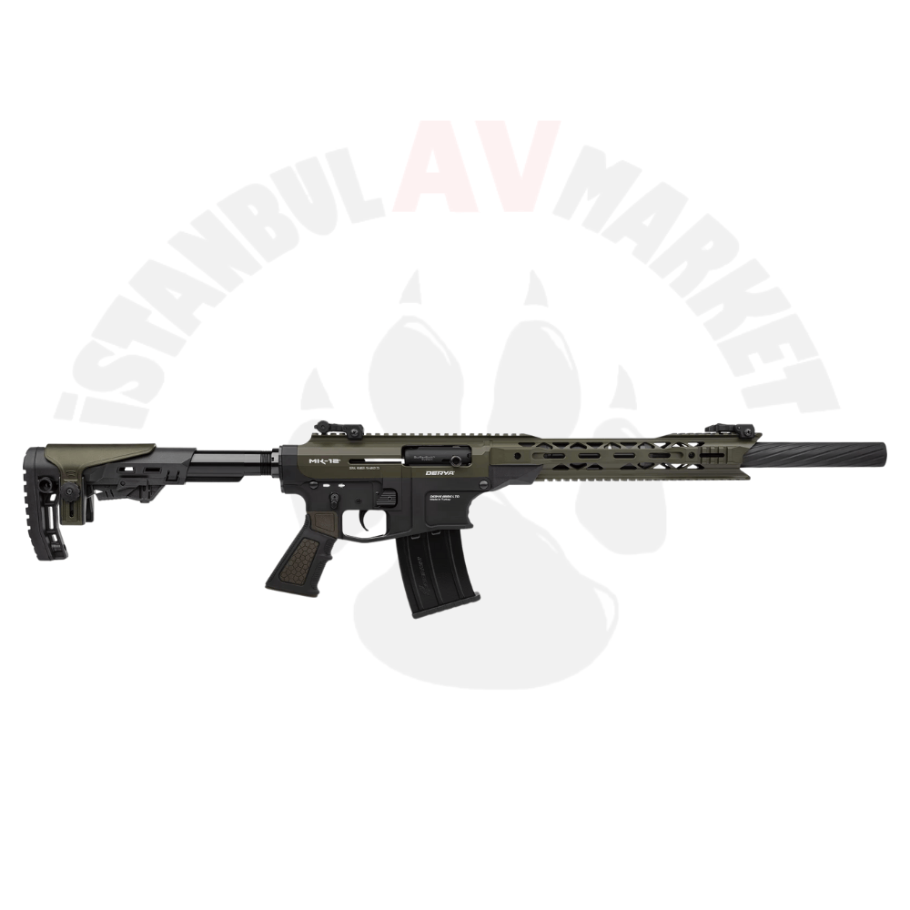 Derya-MK-12-AS-103S-Siyah-Haki-Full-Metal-Otomatik-Av-Tufegi Derya MK-12 AS-103S - İstanbul Av Market