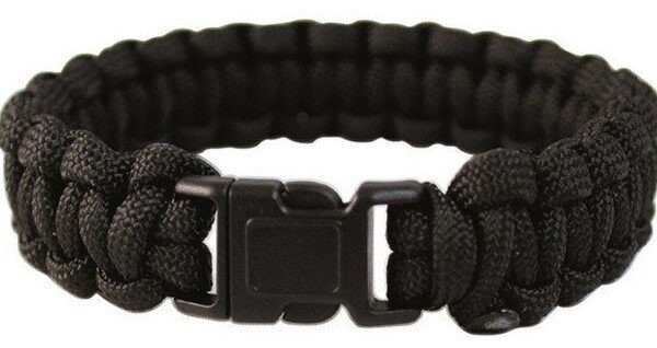 MIL-TEC STURM SIYAH 22 MM BILEKLIK