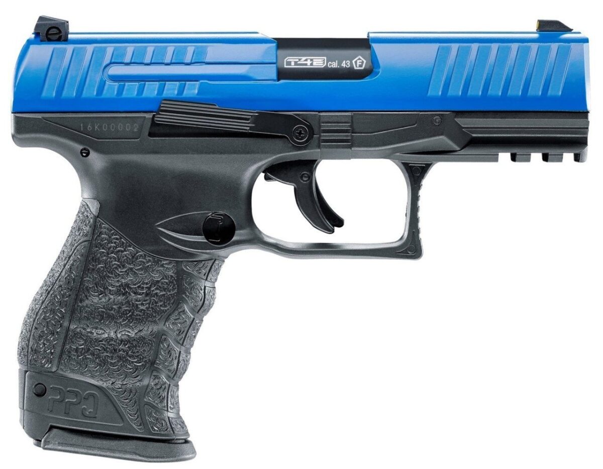 Umarex Walther Ppq M2 T4e Mavi .43 Kalibre Havalı Tabanca Savunma & Eğitim Silahları - Görsel 2
