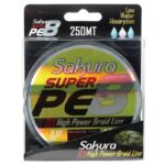 Sakura Super PE Braided 8Kat Örgü İp Misina 250m UHMW - Görsel 4
