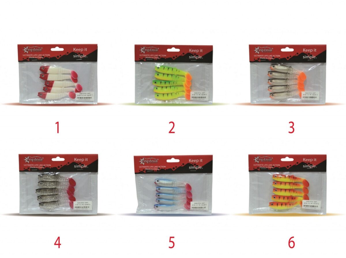 41523-captain-3569-style-soft-8cm-levrek-silikonu-5-li-paket-suni-yem-3569-3569 Captain 3569 Style Soft - İstanbul Av Market