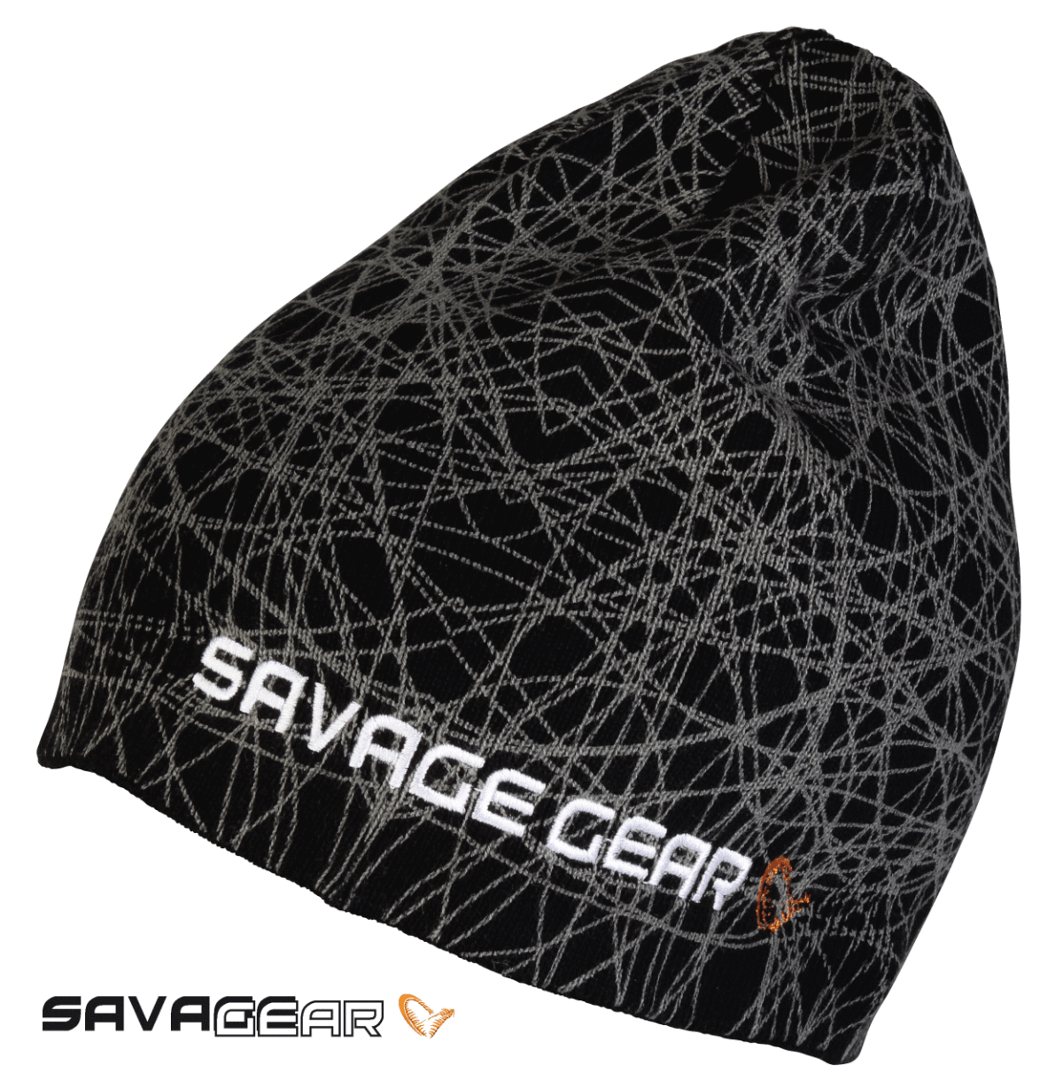 Savage gear Knit Geometry Black Bere - Görsel 1