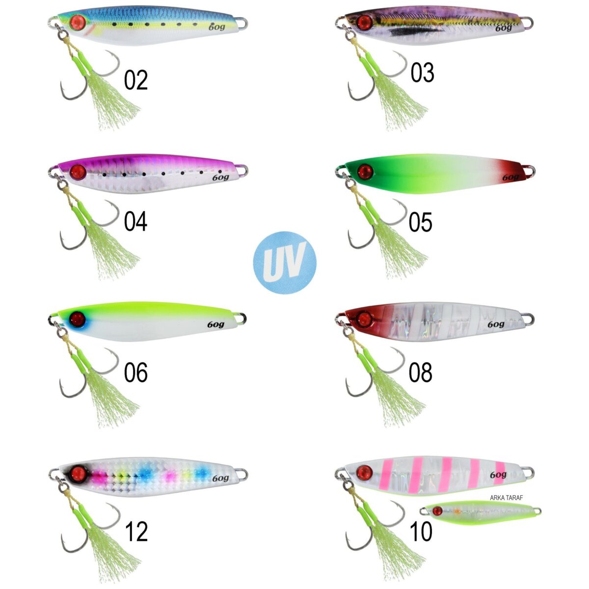 48858-captain-3634-emotion-jigger-60gr-light-jig-suni-yem-3634-site Captain 3634 Emotion Jigger - İstanbul Av Market