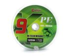 Captain X9 Megane Tech Pe 9 Örgü Spin İpi 125mt Dark Green Balık Avcılığı - Görsel 3
