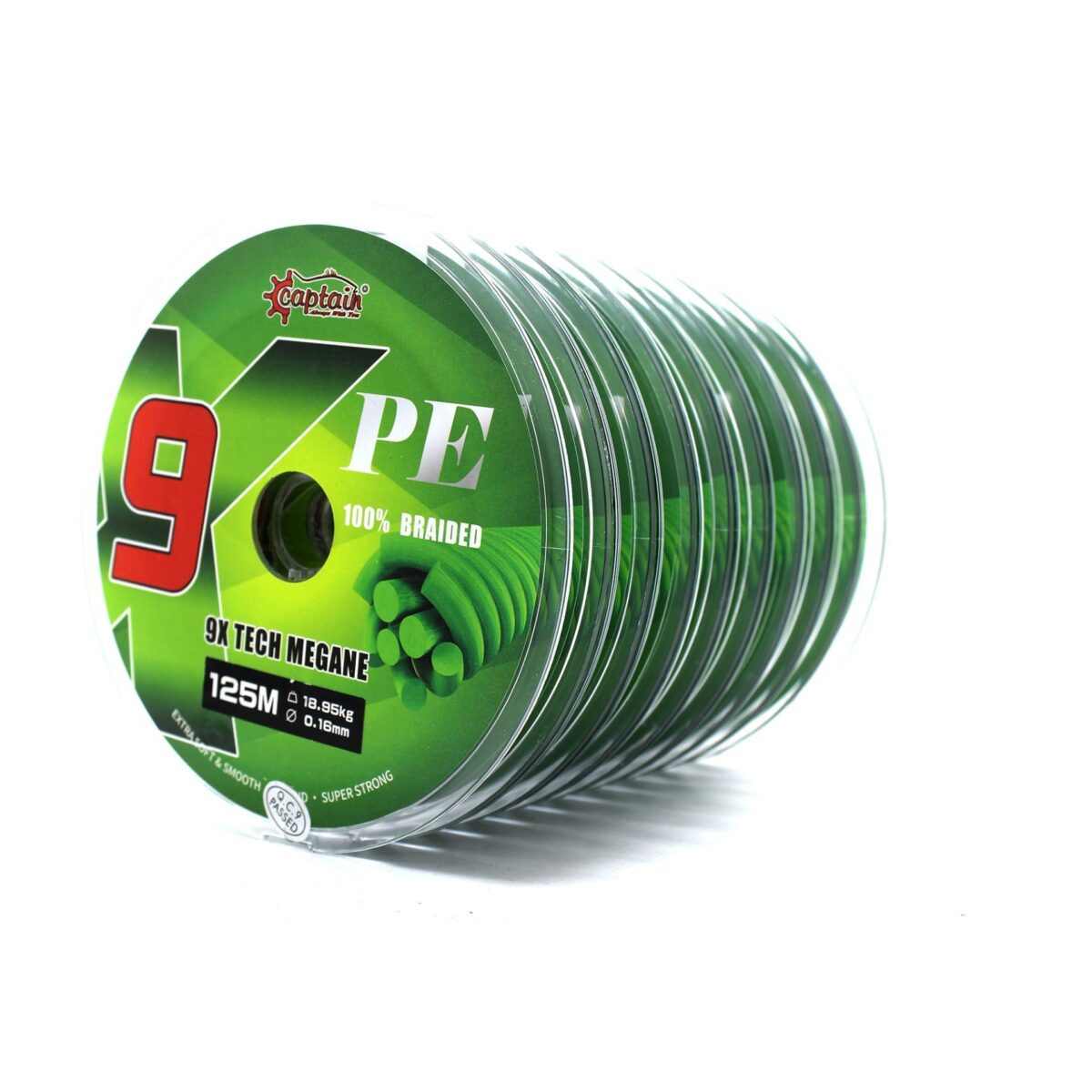 49459-captain-x9-megane-tech-pe-9-orgu-spin-ipi-125mt-dark-green-09c-125-x9dg-basliksiz-1 Captain X9 Megane Tech - İstanbul Av Market
