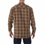 5.11 FLANNEL L/S GOMLEK KAHVE XXL - Görsel 2