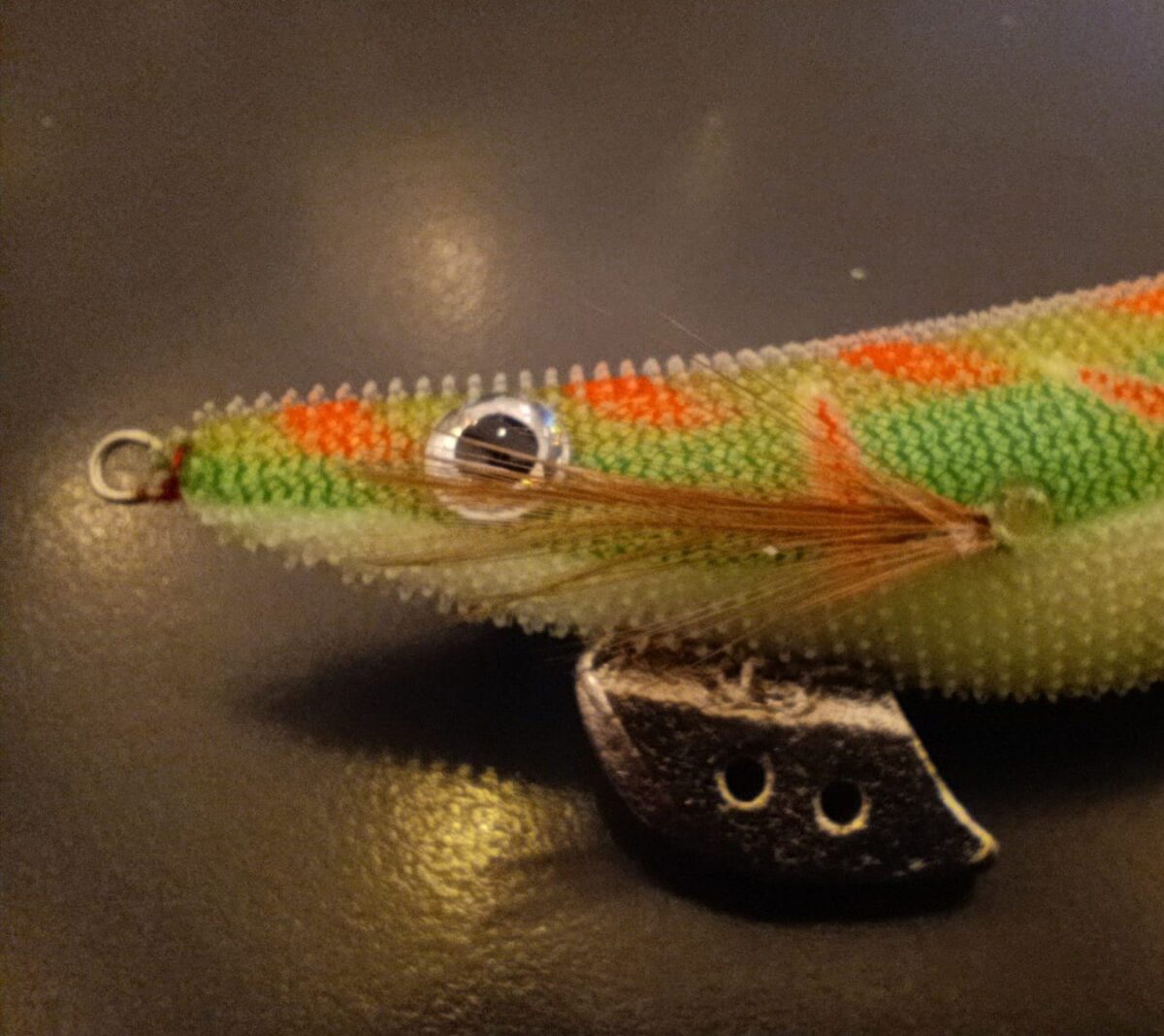 Captain 3029 Kalamar Zokası 12cm Crazy Glow Deri Kaplama Size 3.5 - Görsel 3