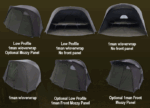 Prologıc Frame-X1 Bivvy Low Profile 1man (h115cm W235cm D145cm) Çadır Kamp & Outdoor - Görsel 3