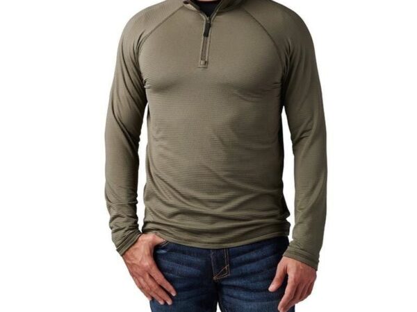 5.11 STRATOS 1/4 ZIP RANGER GREEN SWEAT