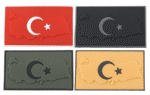 SİLİKON 3D HARİTALI AY YILDIZ PATCH - Görsel 2