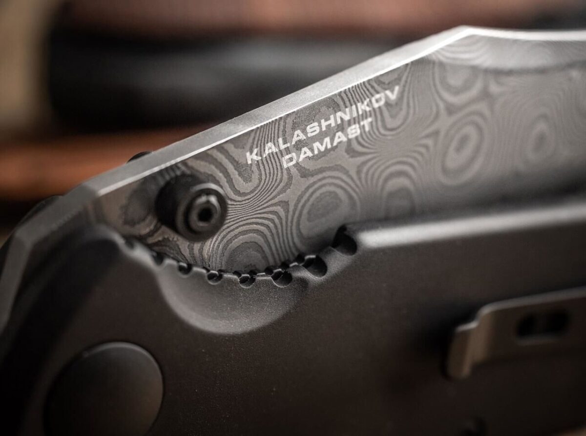Böker Manufaktur Kalashnikov Bayonet Damascus Çakı - Görsel 4