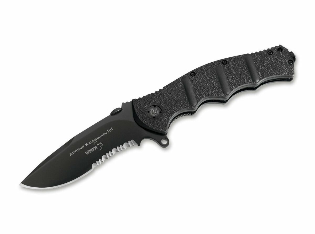 boker-plus-kal-101-siyah-serrated-caki-3999 Böker Plus KAL-101 Siyah Serrated Çakı - Görsel 1