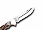 Bora 210 Bg Ergonomik Yuvarlak Uçlu Boynuz Saplı Çakı Çakı & Bıçak - Görsel 3