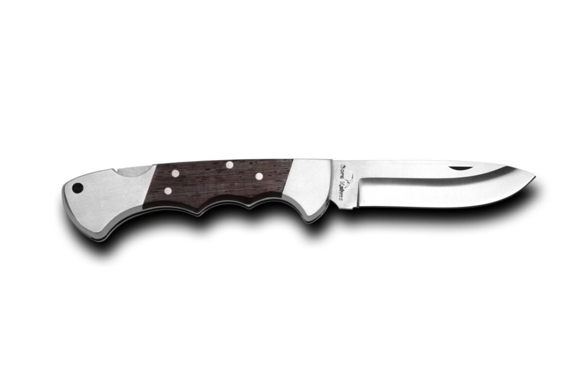 Bora 210 WPS Ergonomik Yuvarlak Uçlu Wenge Saplı Çakı Survival Kit - Görsel 2