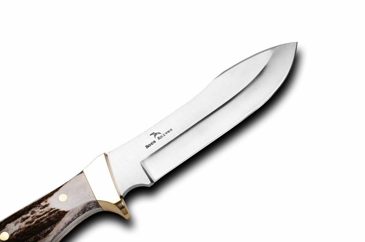 Bora 412 B Safari Geyik Boynuzu Saplı Bıçak Çakı & Bıçak - Görsel 3