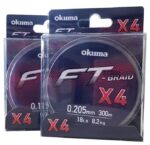Okuma Ft-*4 Braided Line 300 mt Grey Örgü İp - Görsel 2