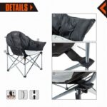 KINGCAMP COMFORT SOFA SANDALYE (BLACK/GREY) - Görsel 4