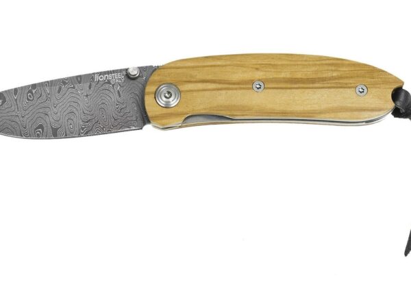 Lionsteel Mini Damascus Olivewood - İstanbul Av Market