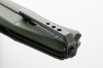 Lionsteel MT01A GB Myto Old Black M390 Blade, Green Aluminum Handle Çakı - Görsel 3