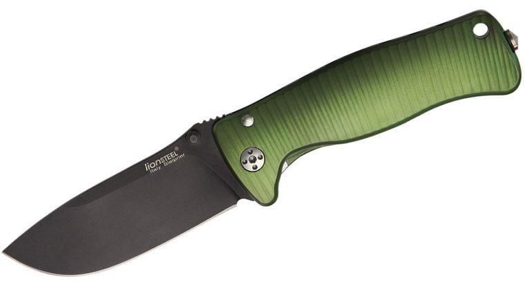 lionsteel-sr2a-gb-aluminium-green-handle-black-blade-caki-12093 Lionsteel SR2A GB Aluminium - İstanbul Av Market