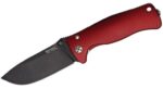 Lionsteel SR2A RB Aluminium Red handle black blade Çakı