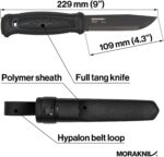 Morakniv Garberg Blackblade With Polymer Sheath (c) Bıçak Çakı & Bıçak - Görsel 3