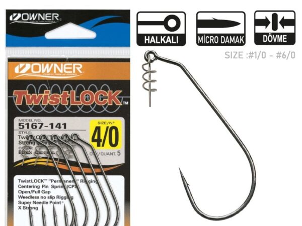 Owner 5167 Twistlock Light - İstanbul Av Market