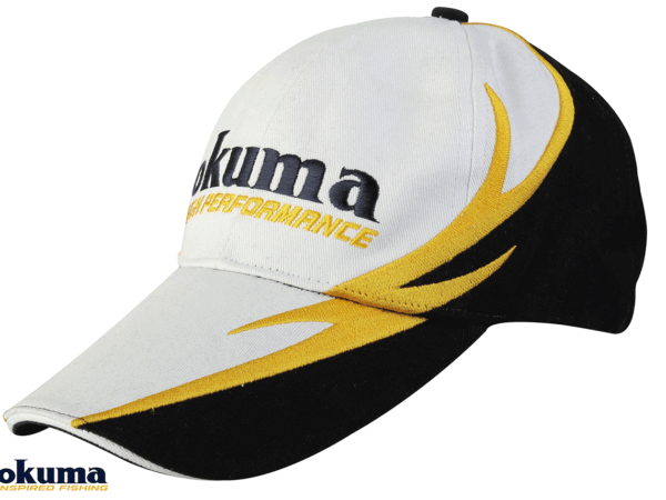 Okuma White Cotton Cap Wiht Fire Pattern Şapka