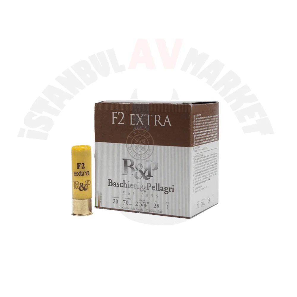 B&P F2 Extra 28 Gram 20 Kalibre Av Fişeği